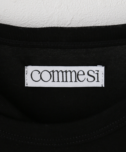 JOURNAL STANDARD(ジャーナルスタンダード)の「【COMME SI STUDIO/コムシスタジオ】 Nuance Arrange Top(Tシャツ/カットソー・レディース・ブラック/アイボリー・FREE)」の5枚目の写真