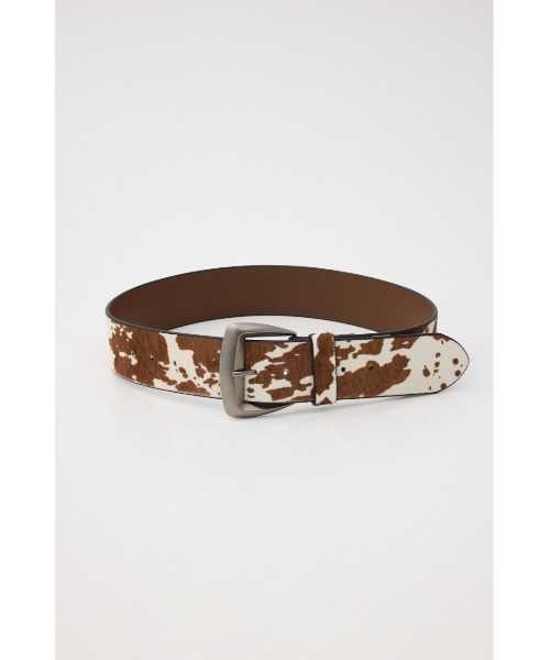 SLY(スライ)の「WIDE LEATEHR BELT ワイドレザーベルト(ベルト・レディース・ブラック/マルチ・FREE)」の1枚目の写真