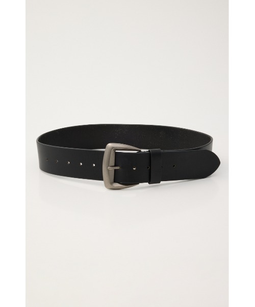 SLY(スライ)の「WIDE LEATEHR BELT ワイドレザーベルト(ベルト・レディース・ブラック/マルチ・FREE)」の2枚目の写真