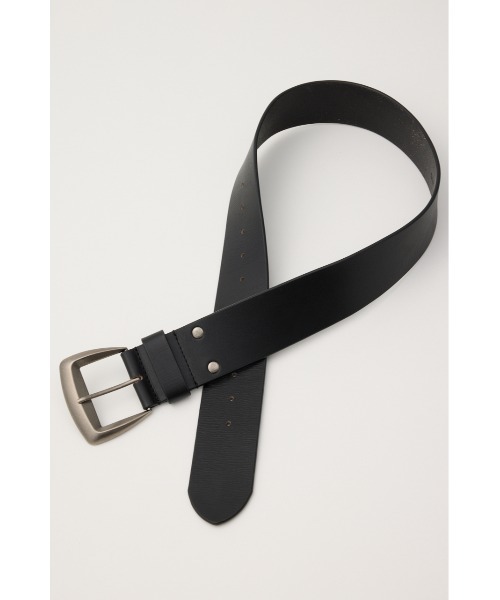 SLY(スライ)の「WIDE LEATEHR BELT ワイドレザーベルト(ベルト・レディース・ブラック/マルチ・FREE)」の4枚目の写真