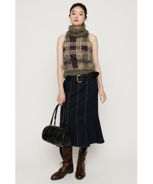 SLY(スライ)の「WIDE LEATEHR BELT ワイドレザーベルト(ベルト・レディース・ブラック/マルチ・FREE)」の9枚目の写真