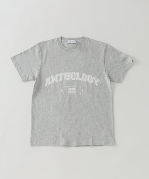 CALMANTHOLOGY(カルマンソロジー)の「ANTHOLOGY / アンソロジー COLLEGE T-shirt(Tシャツ/カットソー・メンズ・ホワイト/グレー・LARGE/X-LARGE/MEDIUM)」の1枚目の写真