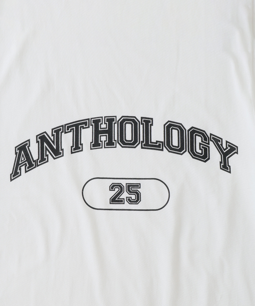 CALMANTHOLOGY(カルマンソロジー)の「ANTHOLOGY / アンソロジー COLLEGE T-shirt(Tシャツ/カットソー・メンズ・ホワイト/グレー・LARGE/X-LARGE/MEDIUM)」の5枚目の写真