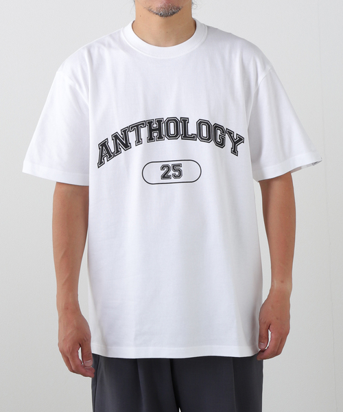 CALMANTHOLOGY(カルマンソロジー)の「ANTHOLOGY / アンソロジー COLLEGE T-shirt(Tシャツ/カットソー・メンズ・ホワイト/グレー・LARGE/X-LARGE/MEDIUM)」の12枚目の写真