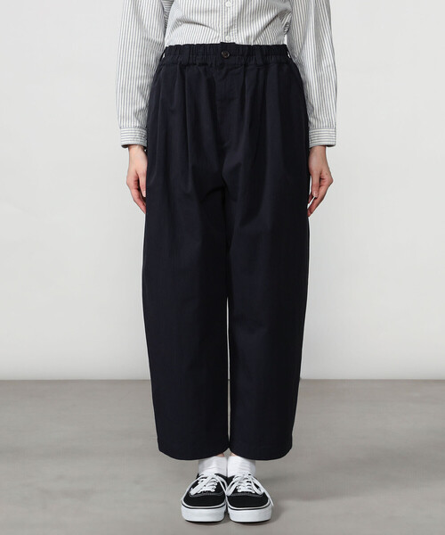 DANTON(ダントン)の「DANTON | コットンナイロンツイル 2タックワイドイージーパンツ WOMEN(その他パンツ・レディース・ネイビー/ベージュ・36)」の12枚目の写真