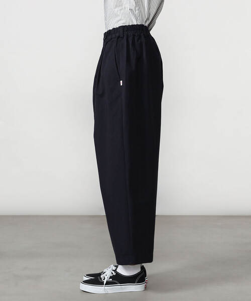 DANTON(ダントン)の「DANTON | コットンナイロンツイル 2タックワイドイージーパンツ WOMEN(その他パンツ・レディース・ネイビー/ベージュ・36)」の13枚目の写真