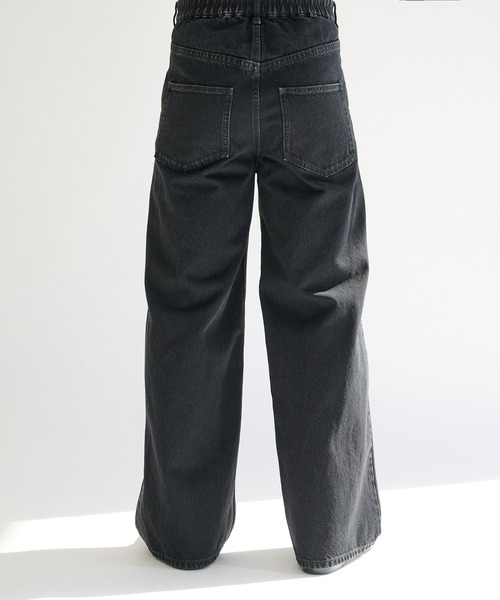 STUDIOUS(ステュディオス)の「【STUDIOUS】BLEACH OVERDYE DENIM JEANS(デニムパンツ・メンズ・インディゴブルー/サックスブルー/ブラック・1/2)」の13枚目の写真