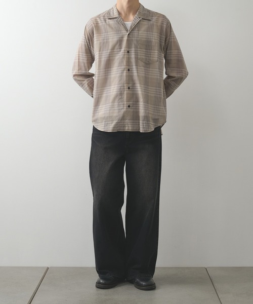 STUDIOUS(ステュディオス)の「【STUDIOUS】BLEACH OVERDYE DENIM JEANS(デニムパンツ・メンズ・インディゴブルー/サックスブルー/ブラック・1/2)」の8枚目の写真