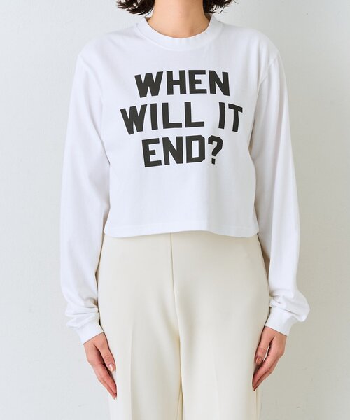 Whim Gazette(ウィムガゼット)の「ロゴロンT(Tシャツ/カットソー・レディース・ボルドー/オフホワイト・FREE)」の10枚目の写真