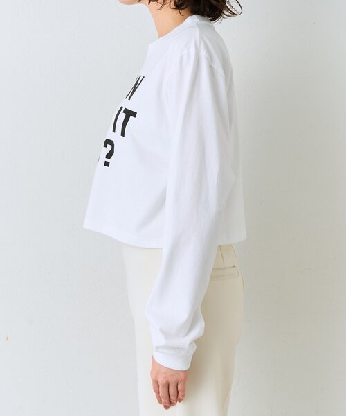 Whim Gazette(ウィムガゼット)の「ロゴロンT(Tシャツ/カットソー・レディース・ボルドー/オフホワイト・FREE)」の9枚目の写真