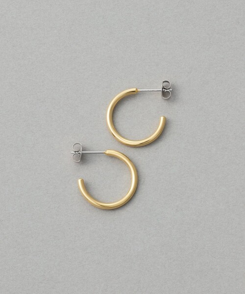 ete（エテ）の「フープピアス S（ピアス（両耳用）・レディース・プラチナム/イエローゴールド/ピンクゴールド・FREE）」の3枚目の写真