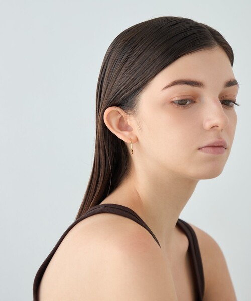 ete（エテ）の「フープピアス S（ピアス（両耳用）・レディース・プラチナム/イエローゴールド/ピンクゴールド・FREE）」の13枚目の写真