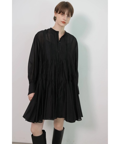 CADUNE（カデュネ）の「ミニワンピース（ワンピース・レディース・ベージュ/ブラック・38/36）」の2枚目の写真