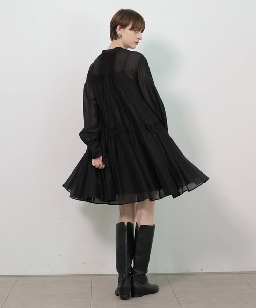 CADUNE（カデュネ）の「ミニワンピース（ワンピース・レディース・ベージュ/ブラック・38/36）」の8枚目の写真
