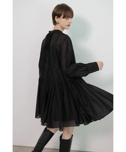 CADUNE（カデュネ）の「ミニワンピース（ワンピース・レディース・ベージュ/ブラック・38/36）」の10枚目の写真