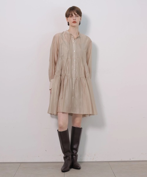 CADUNE（カデュネ）の「ミニワンピース（ワンピース・レディース・ベージュ/ブラック・38/36）」の17枚目の写真