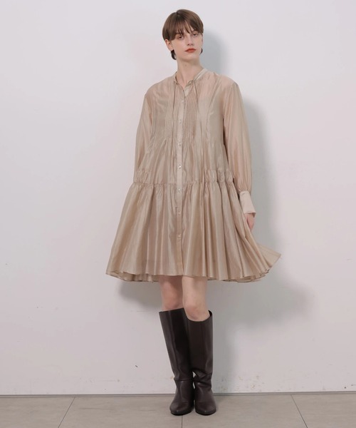 CADUNE（カデュネ）の「ミニワンピース（ワンピース・レディース・ベージュ/ブラック・38/36）」の19枚目の写真