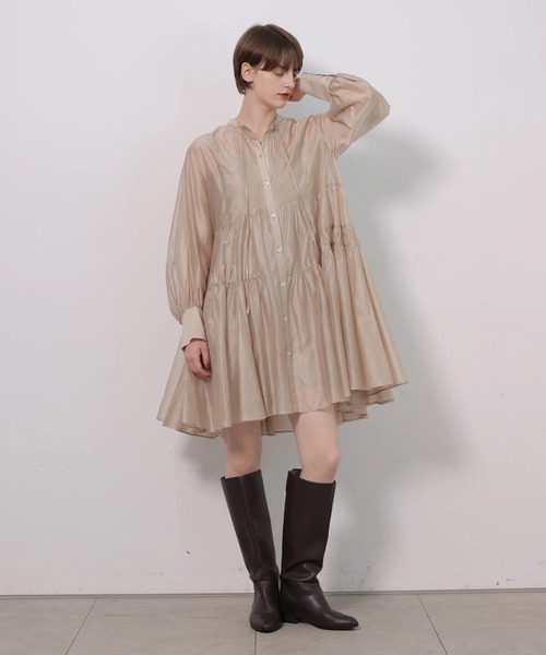 CADUNE（カデュネ）の「ミニワンピース（ワンピース・レディース・ベージュ/ブラック・38/36）」の20枚目の写真
