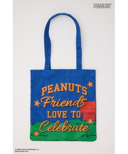 RODEO CROWNS WIDE BOWL(ロデオクラウンズワイドボウル)の「(PEANUTS)ダブルフェイストートバッグ(トートバッグ・レディース・オフホワイト/オレンジ/ブルー・FREE)」の9枚目の写真