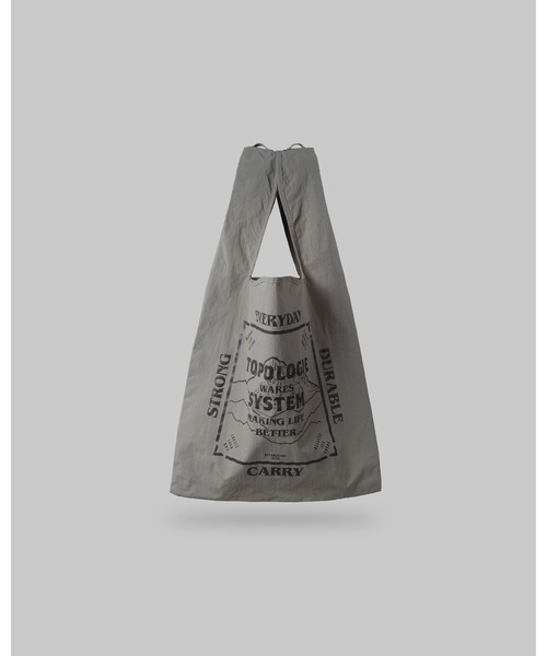 Topologie(トポロジー)の「Konbini Bag Medium(コンビニバッグ ミディアム)(エコバッグ/サブバッグ・レディース・ブラック系/グレー/レッド・ONE SIZE)」の5枚目の写真