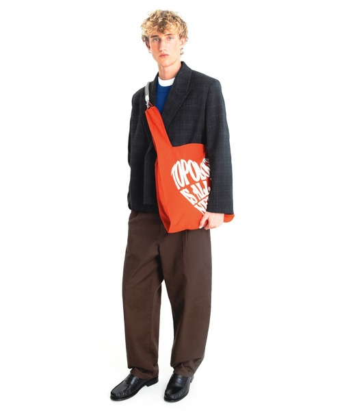 Topologie(トポロジー)の「Konbini Bag Medium(コンビニバッグ ミディアム)(エコバッグ/サブバッグ・レディース・ブラック系/グレー/レッド・ONE SIZE)」の10枚目の写真