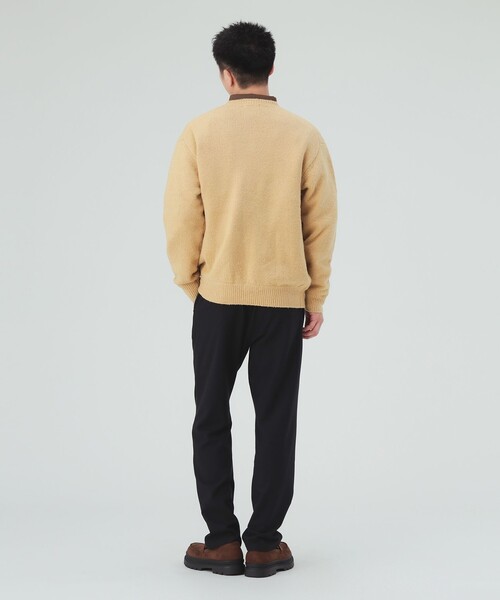 BEAMS HEART(ビームスハート)の「起毛 スラブ ニット(ニット/セーター・メンズ・ベージュ/ブラウン・LARGE/MEDIUM/SMALL)」の4枚目の写真