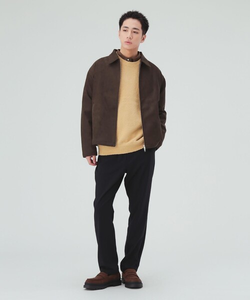 BEAMS HEART(ビームスハート)の「起毛 スラブ ニット(ニット/セーター・メンズ・ベージュ/ブラウン・LARGE/MEDIUM/SMALL)」の5枚目の写真