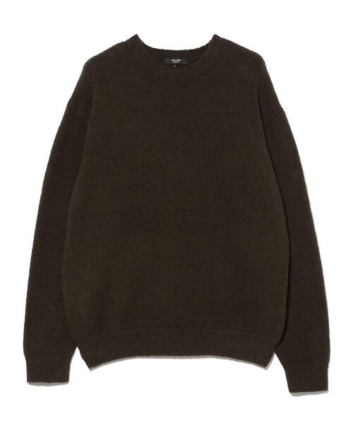 BEAMS HEART(ビームスハート)の「起毛 スラブ ニット(ニット/セーター・メンズ・ベージュ/ブラウン・LARGE/MEDIUM/SMALL)」の8枚目の写真