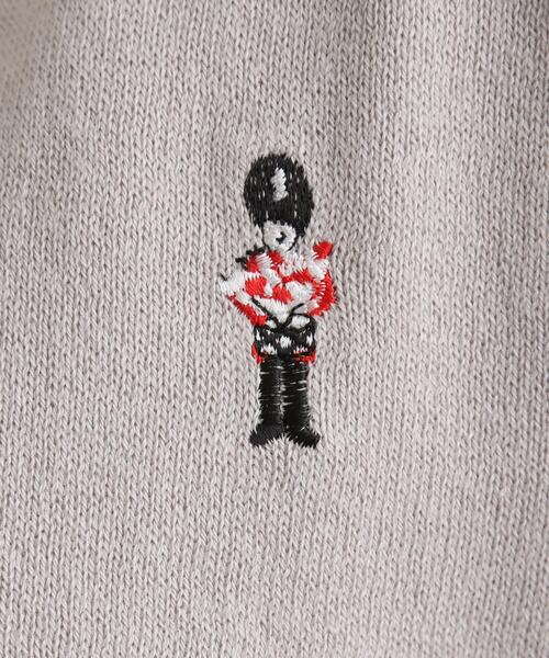 LAURA ASHLEY（ローラアシュレイ）の「【日本製/ワンマイルウエア】コットン ソルジャー刺繍カーディガン（カーディガン/ボレロ・レディース・ワインレッド/グレー・38）」の10枚目の写真