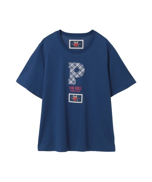 PINK HOUSE(ピンクハウス)の「Pロゴアップリケ付きカットソー(Tシャツ/カットソー・レディース・ブラック/ネイビー/キナリ/ベージュ・フリー)」の5枚目の写真