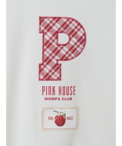 PINK HOUSE(ピンクハウス)の「Pロゴアップリケ付きカットソー(Tシャツ/カットソー・レディース・ブラック/ネイビー/キナリ/ベージュ・フリー)」の12枚目の写真