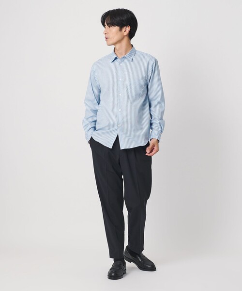BEAUTY&YOUTH UNITED ARROWS(ビューティーアンドユースユナイテッドアローズ)の「クリア ブロード イージー デオドラント シャツ SLIM型 抗菌防臭(シャツ/ブラウス・メンズ・グレー系/ダークグレー/ホワイト/ライトブルー/コバルトブルー・L/S/M/XL)」の14枚目の写真