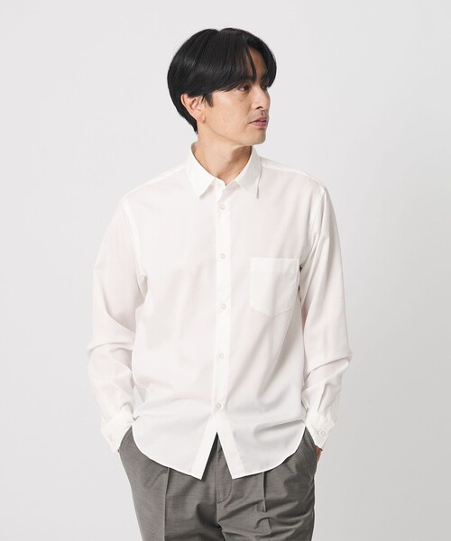 BEAUTY&YOUTH UNITED ARROWS(ビューティーアンドユースユナイテッドアローズ)の「クリア ブロード イージー デオドラント シャツ SLIM型 抗菌防臭(シャツ/ブラウス・メンズ・グレー系/ダークグレー/ホワイト/ライトブルー/コバルトブルー・L/S/M/XL)」の16枚目の写真