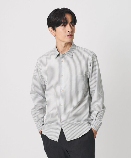 BEAUTY&YOUTH UNITED ARROWS(ビューティーアンドユースユナイテッドアローズ)の「クリア ブロード イージー デオドラント シャツ SLIM型 抗菌防臭(シャツ/ブラウス・メンズ・グレー系/ダークグレー/ホワイト/ライトブルー/コバルトブルー・L/S/M/XL)」の17枚目の写真