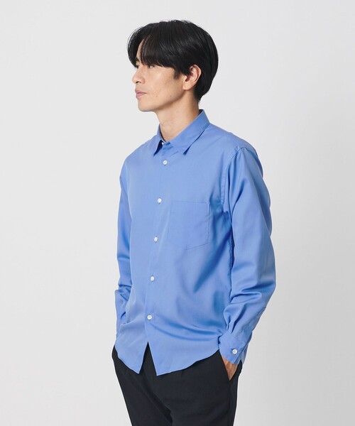 BEAUTY&YOUTH UNITED ARROWS(ビューティーアンドユースユナイテッドアローズ)の「クリア ブロード イージー デオドラント シャツ SLIM型 抗菌防臭(シャツ/ブラウス・メンズ・グレー系/ダークグレー/ホワイト/ライトブルー/コバルトブルー・L/S/M/XL)」の20枚目の写真