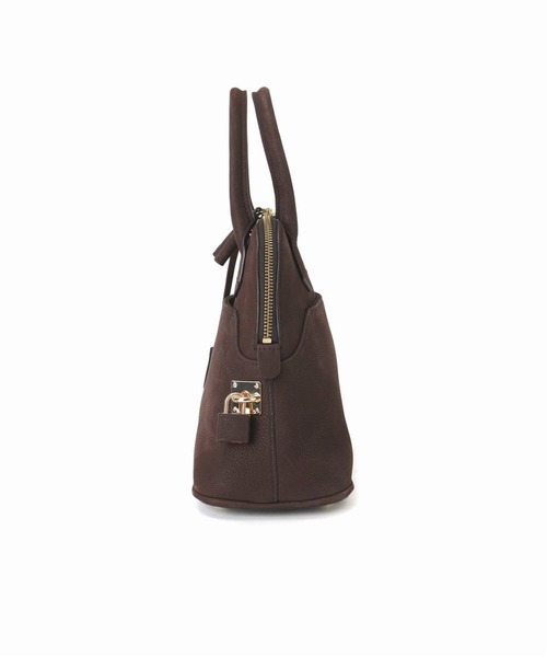 Spick & Span(スピックアンドスパン)の「mica della valle / ミカデラヴァッレ Katia ヌバック ミニボストン(ボストンバッグ・レディース・ブラウン・FREE)」の6枚目の写真