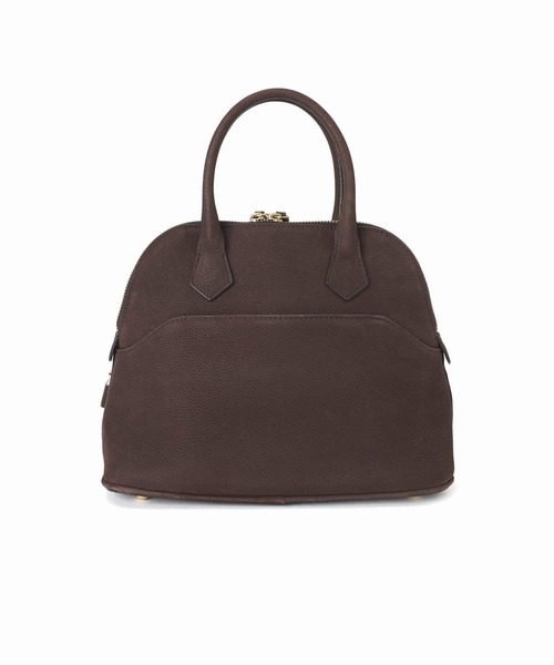 Spick & Span(スピックアンドスパン)の「mica della valle / ミカデラヴァッレ Katia ヌバック ミニボストン(ボストンバッグ・レディース・ブラウン・FREE)」の7枚目の写真