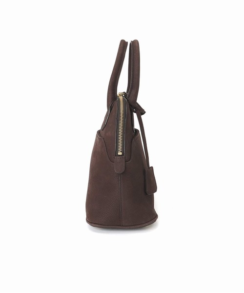 Spick & Span(スピックアンドスパン)の「mica della valle / ミカデラヴァッレ Katia ヌバック ミニボストン(ボストンバッグ・レディース・ブラウン・FREE)」の8枚目の写真