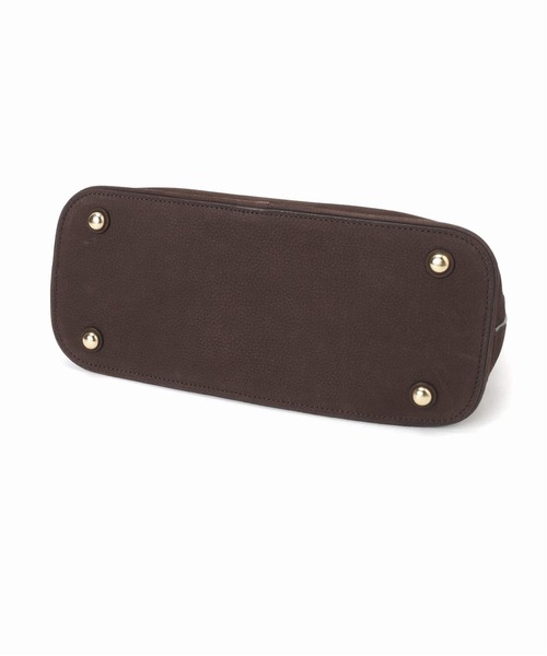 Spick & Span(スピックアンドスパン)の「mica della valle / ミカデラヴァッレ Katia ヌバック ミニボストン(ボストンバッグ・レディース・ブラウン・FREE)」の9枚目の写真