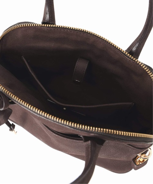 Spick & Span(スピックアンドスパン)の「mica della valle / ミカデラヴァッレ Katia ヌバック ミニボストン(ボストンバッグ・レディース・ブラウン・FREE)」の11枚目の写真