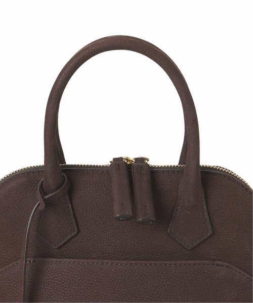 Spick & Span(スピックアンドスパン)の「mica della valle / ミカデラヴァッレ Katia ヌバック ミニボストン(ボストンバッグ・レディース・ブラウン・FREE)」の14枚目の写真