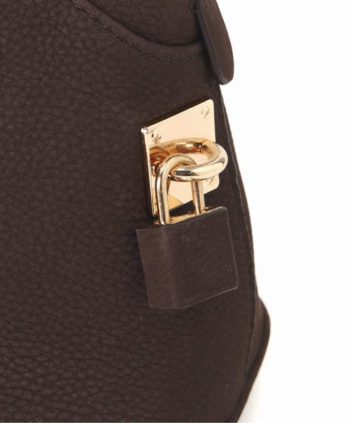 Spick & Span(スピックアンドスパン)の「mica della valle / ミカデラヴァッレ Katia ヌバック ミニボストン(ボストンバッグ・レディース・ブラウン・FREE)」の16枚目の写真