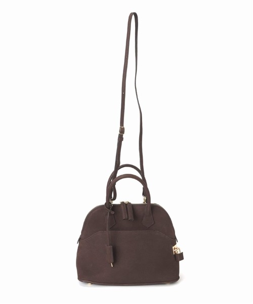 Spick & Span(スピックアンドスパン)の「mica della valle / ミカデラヴァッレ Katia ヌバック ミニボストン(ボストンバッグ・レディース・ブラウン・FREE)」の19枚目の写真