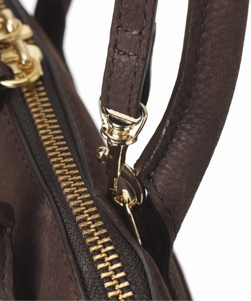 Spick & Span(スピックアンドスパン)の「mica della valle / ミカデラヴァッレ Katia ヌバック ミニボストン(ボストンバッグ・レディース・ブラウン・FREE)」の21枚目の写真