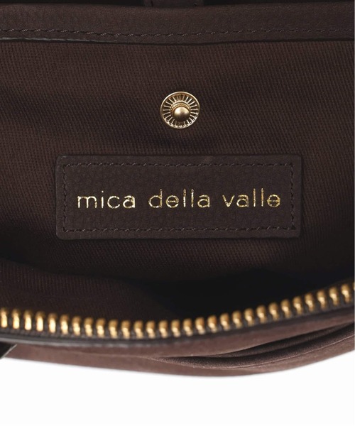 Spick & Span(スピックアンドスパン)の「mica della valle / ミカデラヴァッレ Katia ヌバック ミニボストン(ボストンバッグ・レディース・ブラウン・FREE)」の22枚目の写真