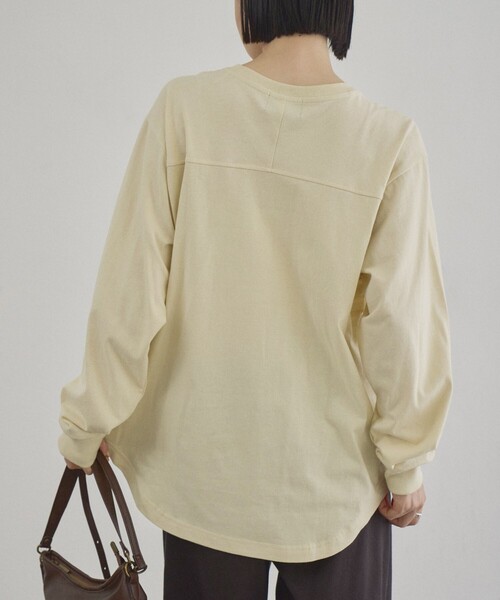 PENNEYS(ぺニーズ)の「【Penneys(ぺニーズ)別注】フットボール無地ロンT(Tシャツ/カットソー・レディース・クリーム/オフホワイト/ダークグレー・L/M)」の17枚目の写真