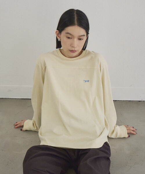 PENNEYS(ぺニーズ)の「【Penneys(ぺニーズ)別注】フットボール無地ロンT(Tシャツ/カットソー・レディース・クリーム/オフホワイト/ダークグレー・L/M)」の19枚目の写真