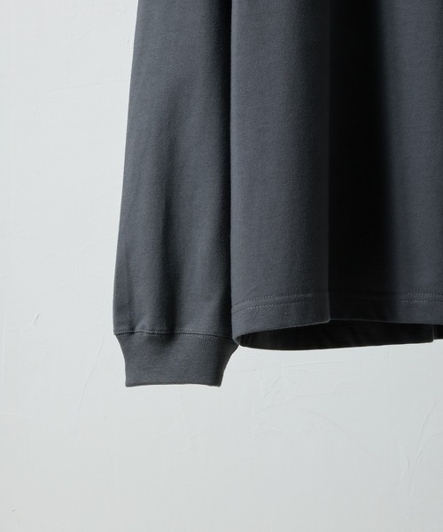 NUMBER (N)INE(ナンバーナイン)の「BASIC HEM PRINTED L/S T-SHIRT / ベーシック ワンポイント ロゴプリント ロンT(Tシャツ/カットソー・メンズ・ホワイト/ブラック/チャコール・M/L/XL)」の16枚目の写真