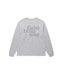 FLOWER SELLER LOGO LS TEE GREY(PURPLE)(CV2GSUT551A)