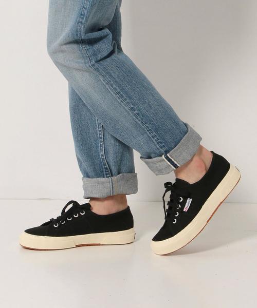 SUPERGA(スペルガ)の「SUPERGA 2750-COTU(スニーカー・レディース・ブラック/ホワイト・38/35/36/37)」の4枚目の写真